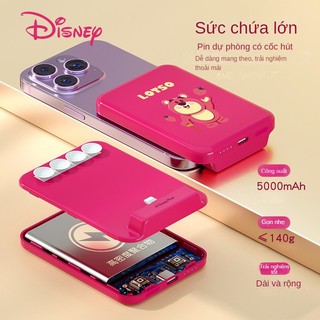 Disney Pin Sạc Dự Phòng Không Dây LF208 sạc nhanh 5000 mah PD10W iPhone Type-c thích hợp cho iPhone Xiaomi