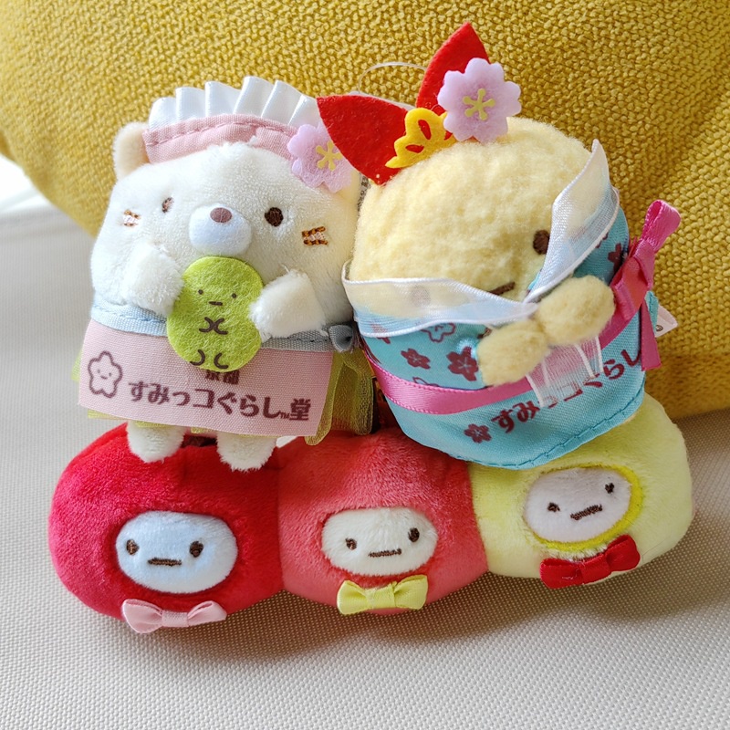 Mới Móc Khóa Hình sumikko gurashi Nhồi Bông Đáng Yêu