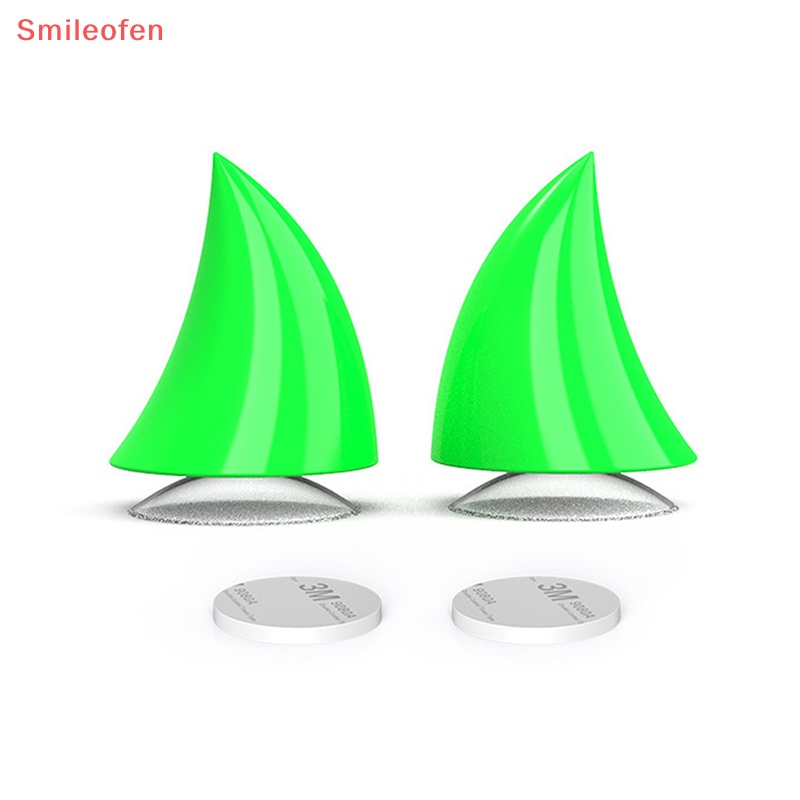 Miếng Dán Trang Trí Mũ Bảo Hiểm  Sừng Quỷ Dài Nhiều Màu Sắc Phong Cách Mới