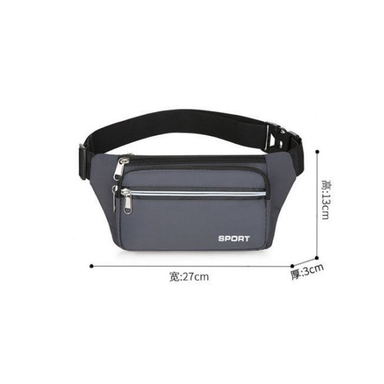 Túi đeo bao từ siêu gọn BT31- đen nâu vải dầy vải trượt nước