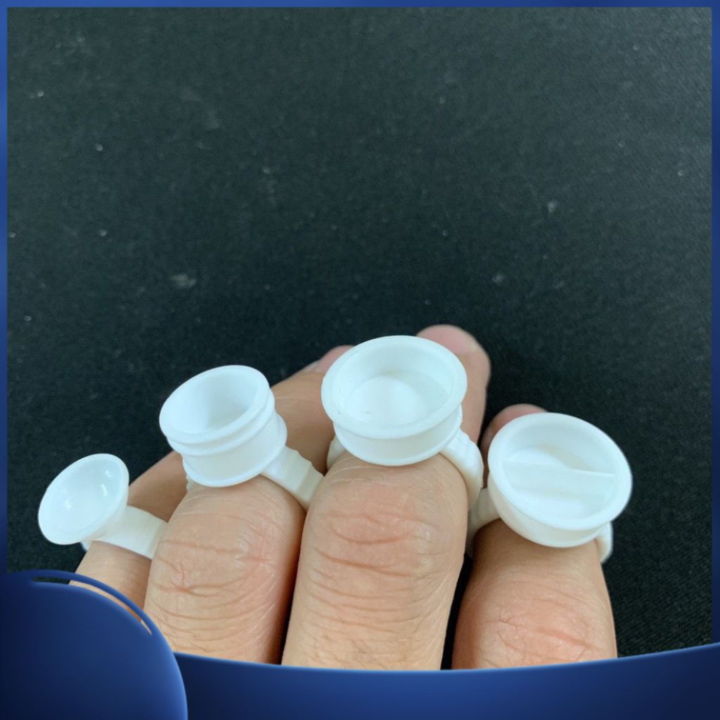 Nhẫn đựng mực phun xăm ,sáp điêu khắc ,keo nối mi