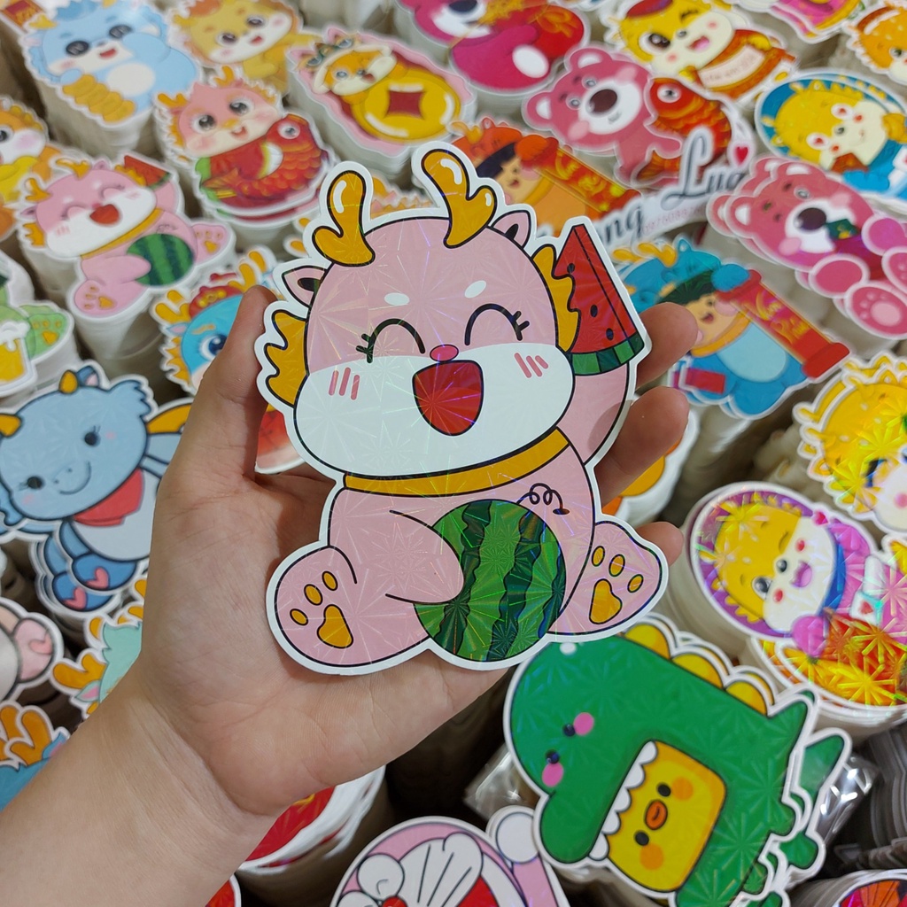 BAO LÌ XÌ CHIBI MẪU RỒNG 2024 NGHỘ NGHĨNH, THẢ GA LÌ XÌ CHO BÉ