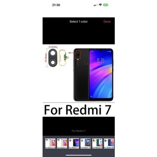 Kính camera xiaomi redmi 7