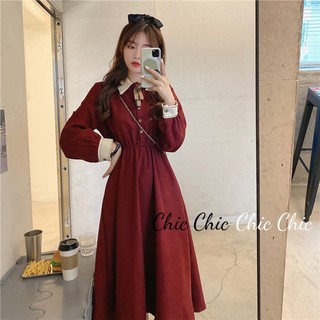 Chic Chic váy nữ Đầm Body Cho thời váy INS Trendy Comfortable Vintage WLQ23914W4 45Z231109
