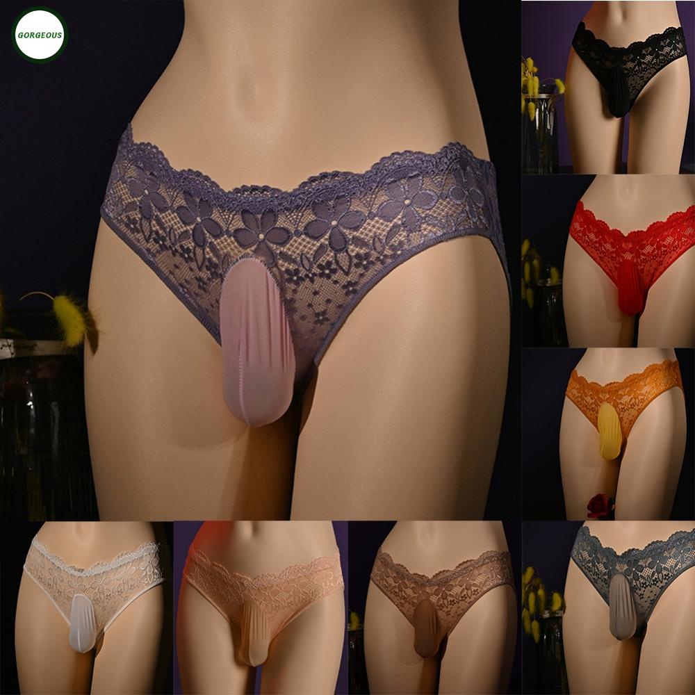 New Coming~Mens Underwear See Through Ball Pouch Briefs Crotchless Slight Stretch#Home Essentialses