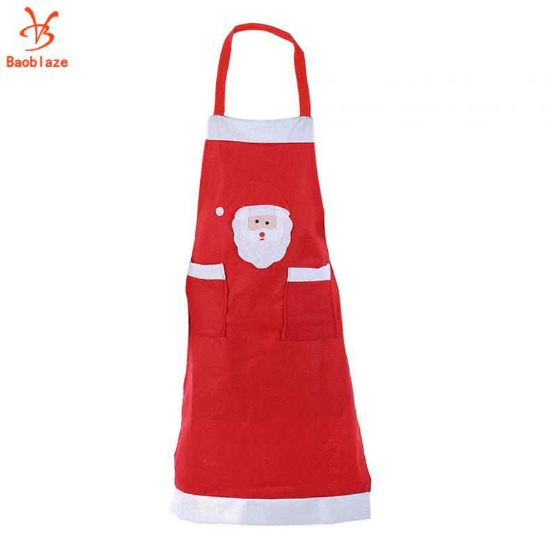 Tạp Dề Nấu Ăn Gia Đình Hình Ông Già Noel Giáng Sinh / Nấu Ăn / Nướng Bánh / Tiệc Tùng