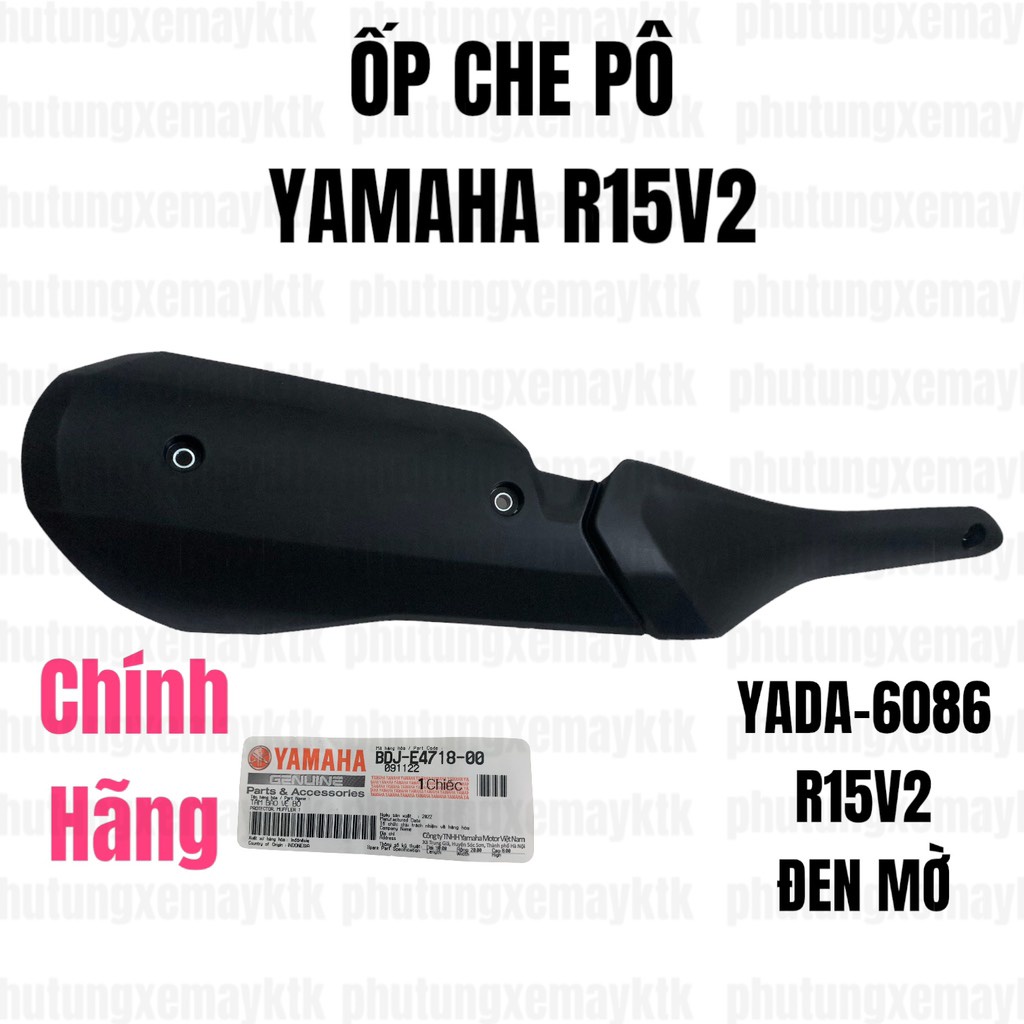 [Chính hãng Yamaha]YADA-6086-R15V2 ĐEN MỜ