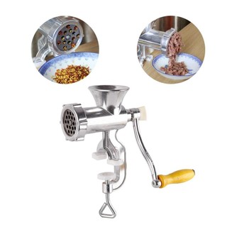 Máy xay thịt bằng tay inox( máy xay inox có cáng )