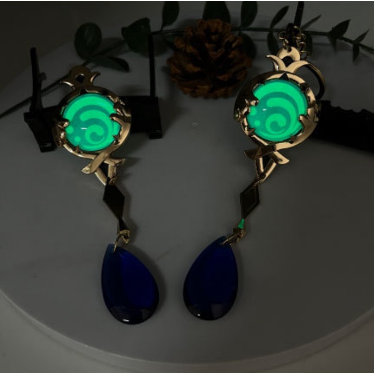 Furina Móc Khóa Kim Loại Phát Quang Hình Tiểu Thuyết