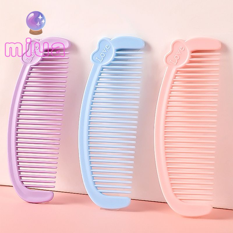 Miua🔮Hoạt Hình Lược Chải Tóc mini Cầm Tay Hình Trái Tim Dễ Thương Cho Học Sinh