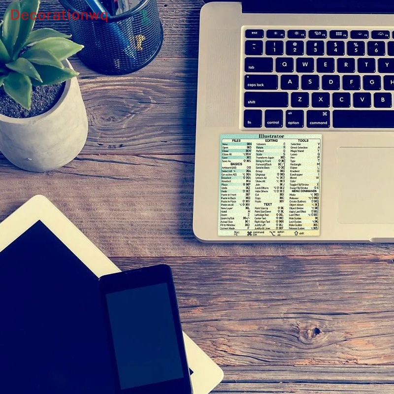 1 Miếng Dán Nút Phím Tắt Chuyên Dụng Cho laptop Và Máy Tính Bàn Mới
