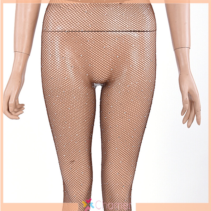 Quần Tất Lưới Đính Đá Pha Lê Mới Cho Nữ