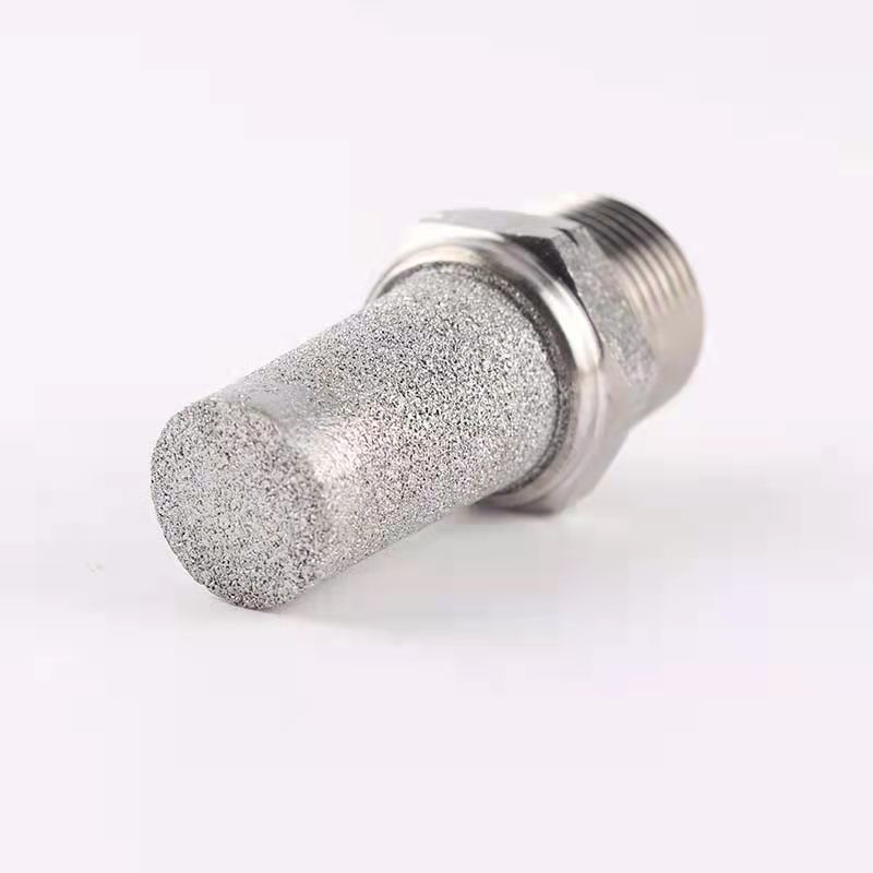 Đầu nối khí nén bằng thép không gỉ 304 Bộ giảm thanh đầu dài/BSL-01 Đầu Phẳng/thiết bị giảm tiếng ồn