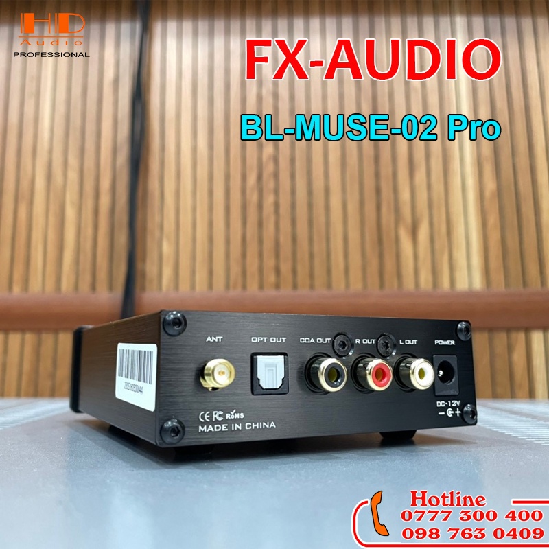 Giải mã DAC FX-Audio MUSE 02 PRO - QCC5125 Bluetooth 5.1