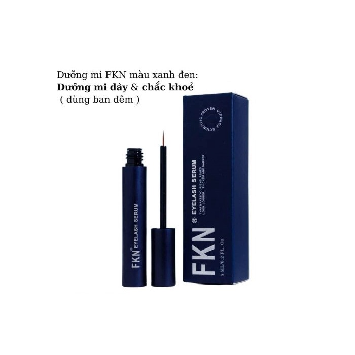 Serum dưỡng mi  FKN Eyelash Serum ban đêm 5ml mọc mi dài dày và cong