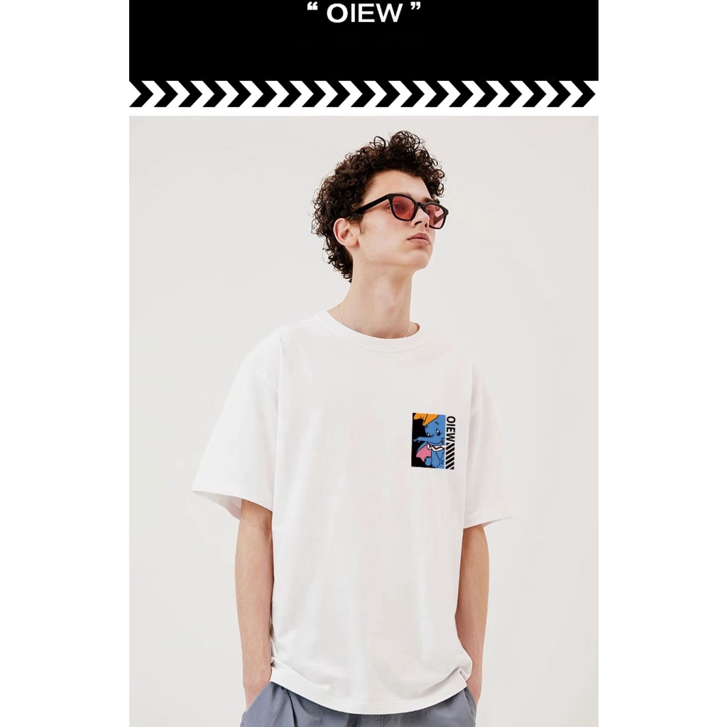 Áo Thun Tay Ngắn Dáng Rộng In Hình Chú Voi dumbo Phong Cách Đường Phố Mới Cho Nam Và Nữ