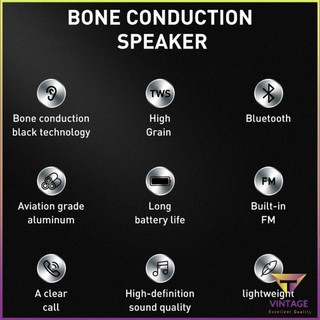Bone Conduction Speaker Wireless Stereo Compatible Speakers [A/2]