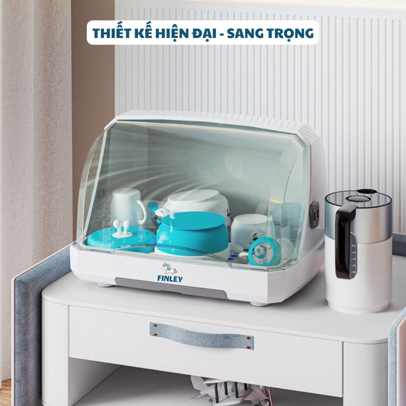 Khay úp bình sữa cho bé - Khay úp cốc ly, chén dĩa FINLEY Smart 3 màu, giá úp bình sữa, bát đĩa có nắp đậy