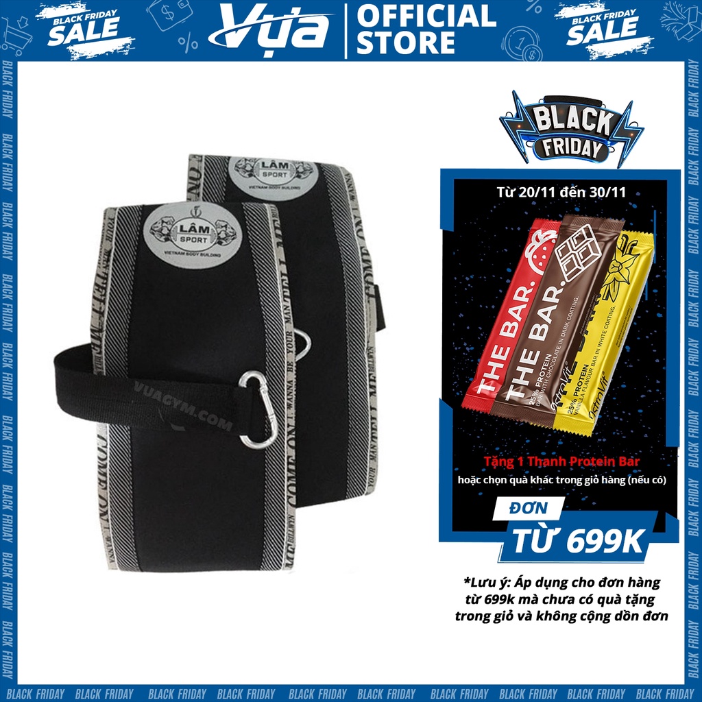 Dây Treo Tập Bụng Lâm Sport Chính Hãng (1 Cặp) - Hỗ Trợ Tập Luyện Hiệu Quả, Tăng Cường Sức Khỏe, Chất Lượng Đảm Bảo