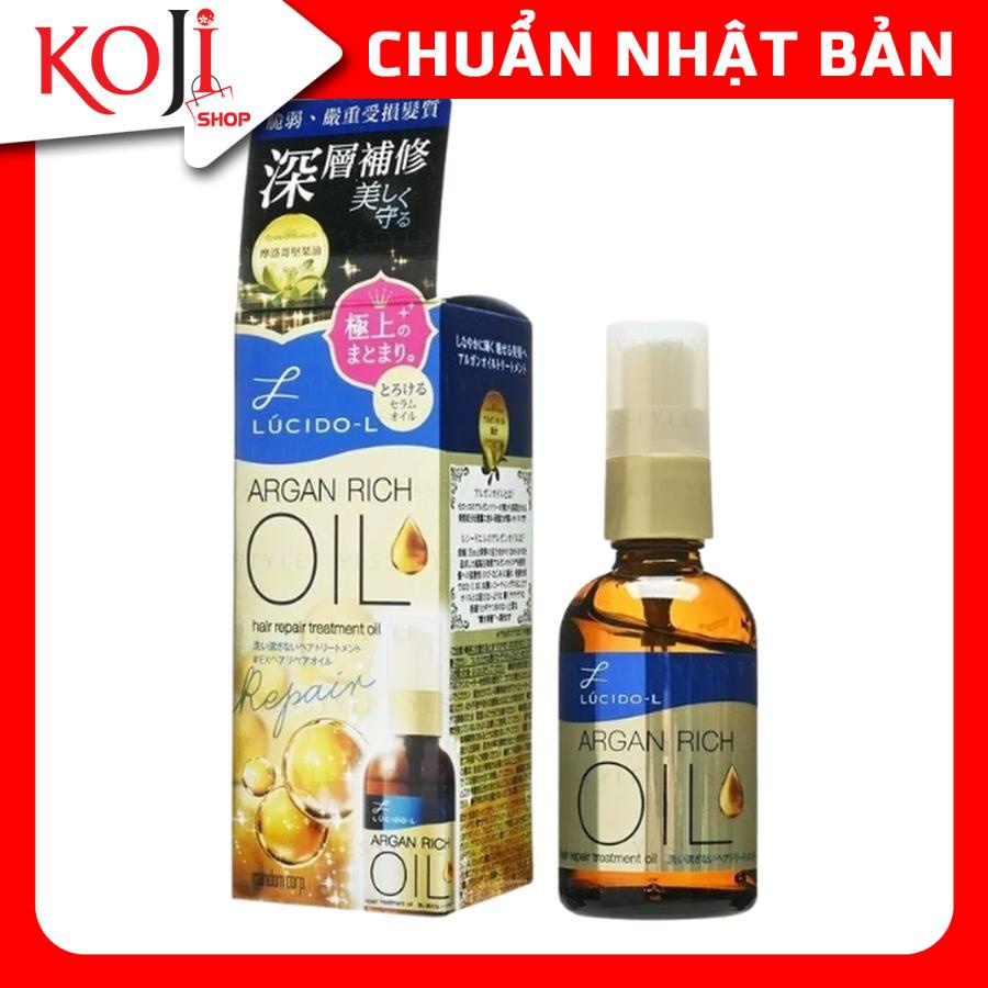 Tinh dầu dưỡng tóc Argan rich oil Lucido-L 60ml
