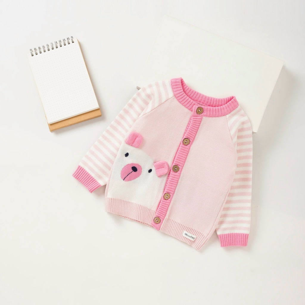 MOMMA Áo len sơ sinh mềm mại cho bé 0-8kg
