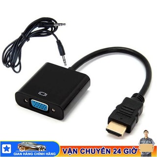 Cáp chuyển đổi hdmi sang vga, cáp hdmi sang vga, cáp máy chiếu, cáp hdmi sang vga có âm thanh