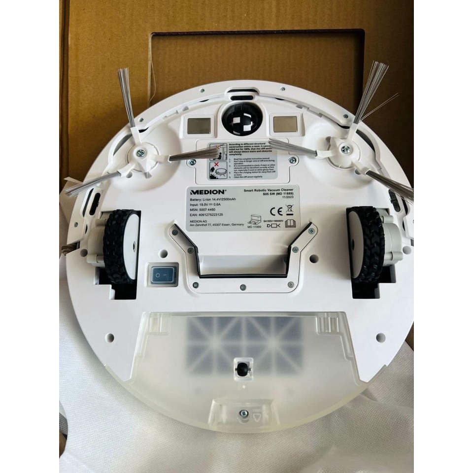Robot hút bụi lau nhà Medion S05 SW Germany model 2023 - HANGDUC88