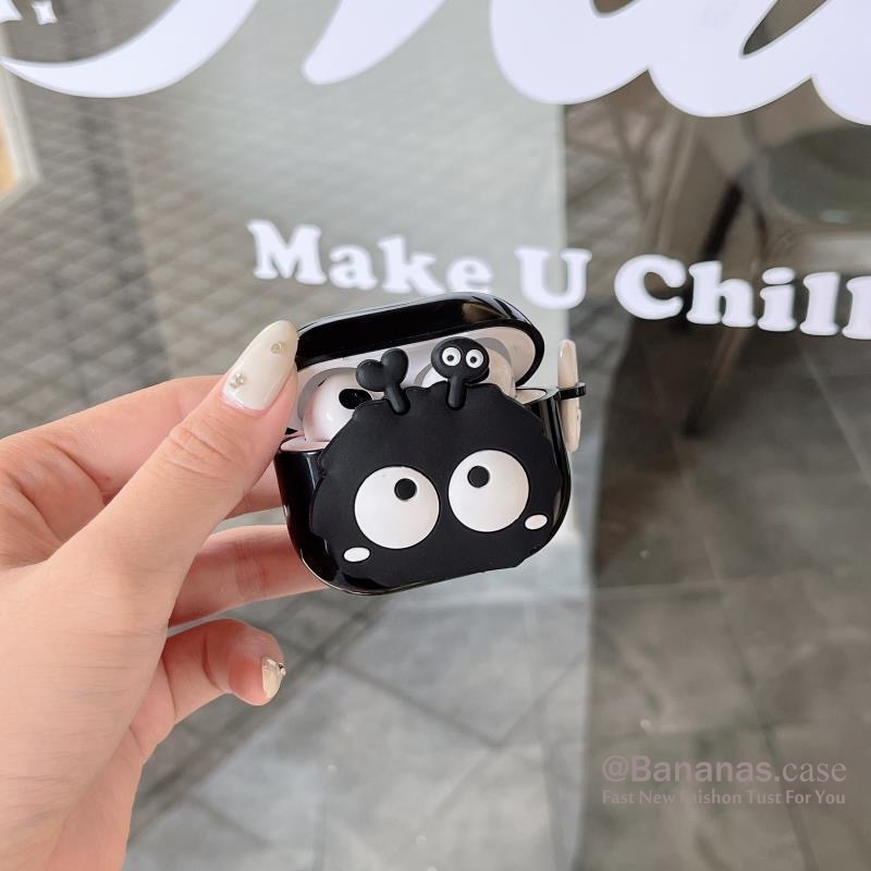 Đen Vỏ Bảo Vệ Hộp Sạc Tai Nghe airpods 1 2 3 pro pro2 Airdots1 Airdots2 Airdots3 Airdotspro airdodspro2