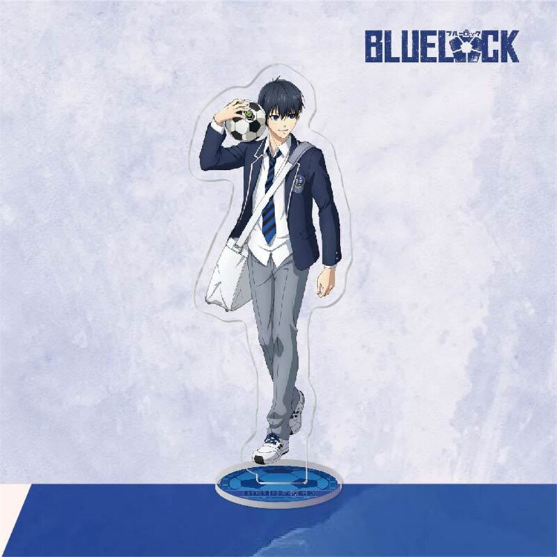 Mô hình Standee Football Anime Blue Lock Chigiri Hyouma Isagi Yoichi Bachira Meguru Seishiro Nagi 2 mặt rõ nét