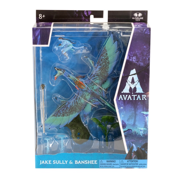 Mô hình McFarlane🌊Avatar World of Pandora 3.5 inches🌊Avatar 1 - Jake Sully & Banshee