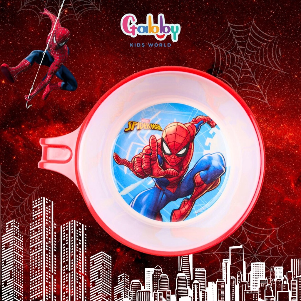 Bộ Đồ Dùng Ăn Uống Hình Nhân Vật Người Nhện Spiderman