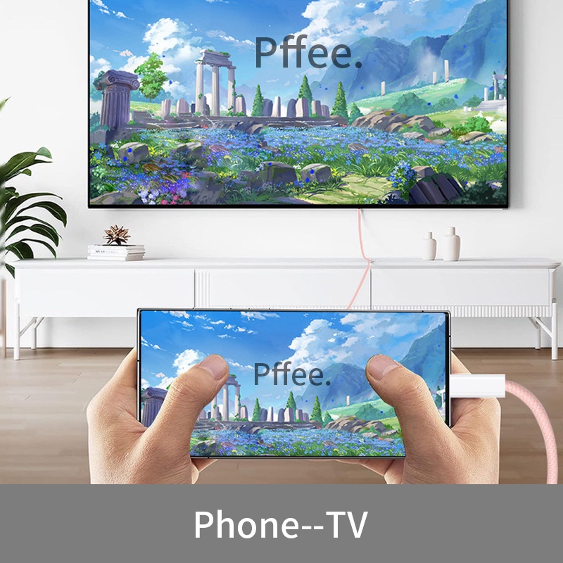 XIAOMI Pffee Dây Cáp Chuyển Đổi 4k type c usb Sang hdmi hdtv Kỹ Thuật Số av Cho Điện Thoại / Máy Chiếu / tv / huawei / 15