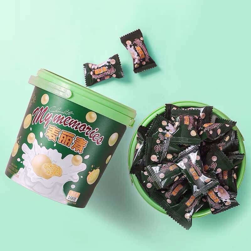 Kẹo socola bi mini MYLIKES xô 128gr