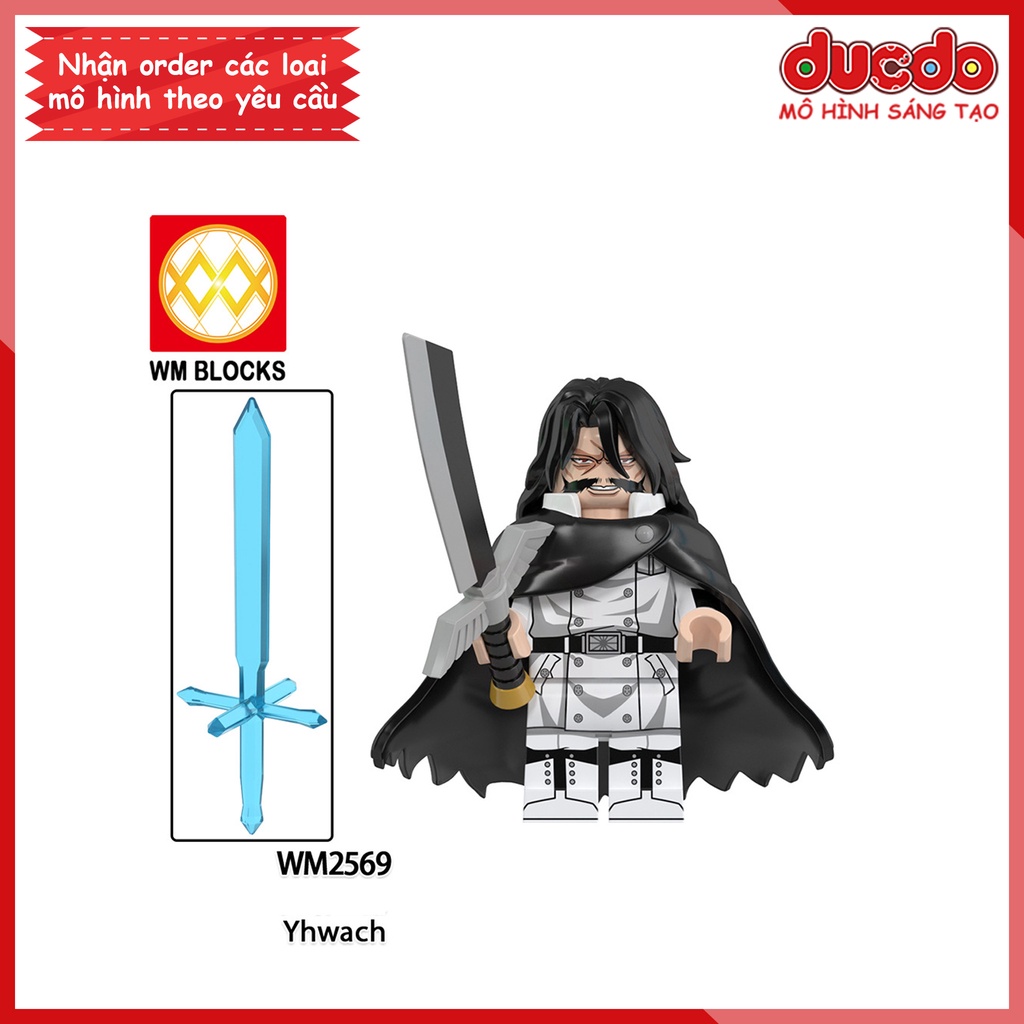 Minifigures nhân vật Anime Bleach Sứ Mệnh Thần Chết Ichigo Renjin Gin - Đồ chơi Lắp ghép Xếp hình Mini Mô hình WM6164