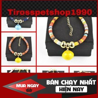 [❌GIÁ SỈ❌] Vòng cổ lục lạc thời trang cho chó mèo - vòng boho thổ cẩm cho thú cưng phụ kiện chó mèo  ❤️