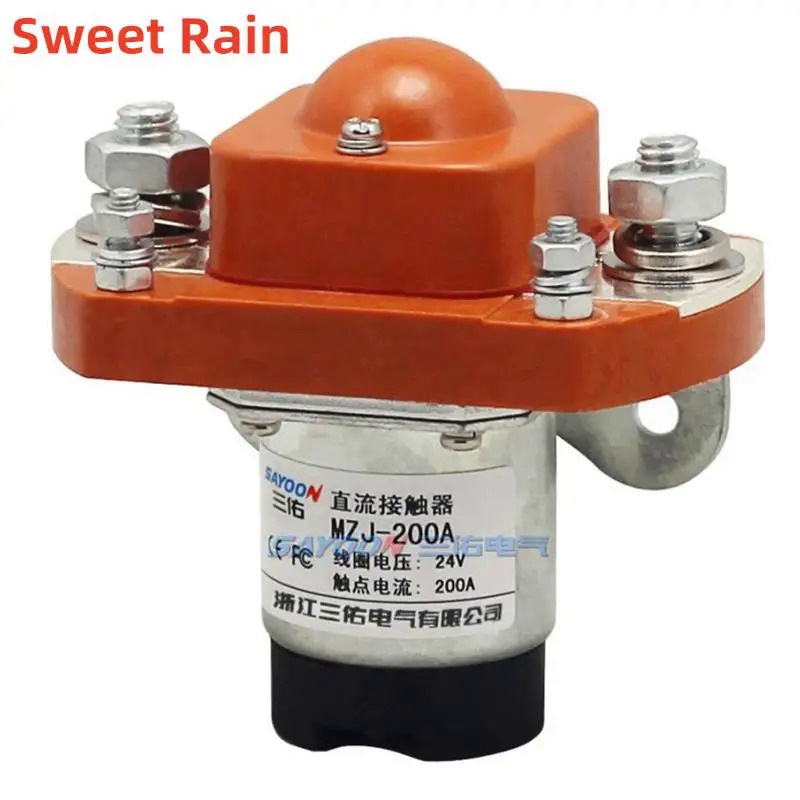 SAYOON SZJ-200A DC Contactor MZJ-200A Rơle nguồn DC 12V 24V 36V 48V 60V 72V 120V cho pin ô tô Xe nân
