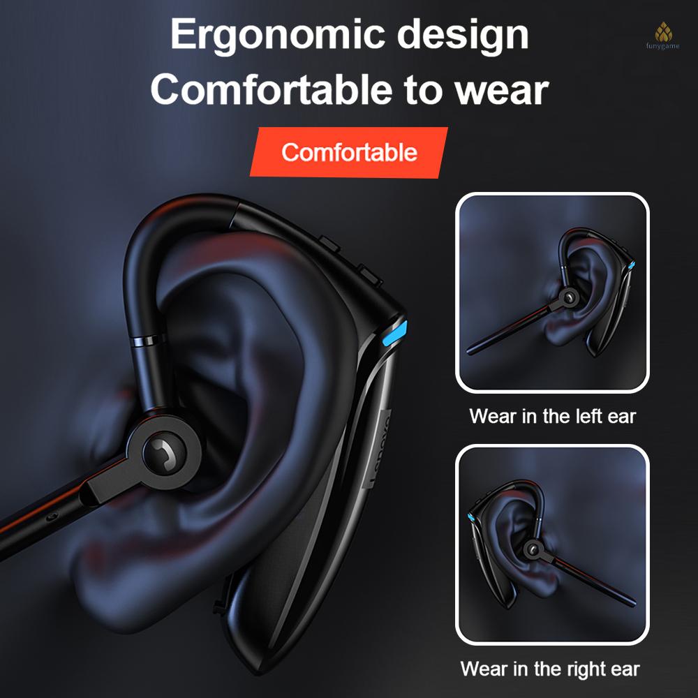 Tai Nghe Đơn Không Dây Bluetooth 5.0 hifi Chống Ồn Chất Lượng Cao Cho lenovo thinkplus bh4 bt