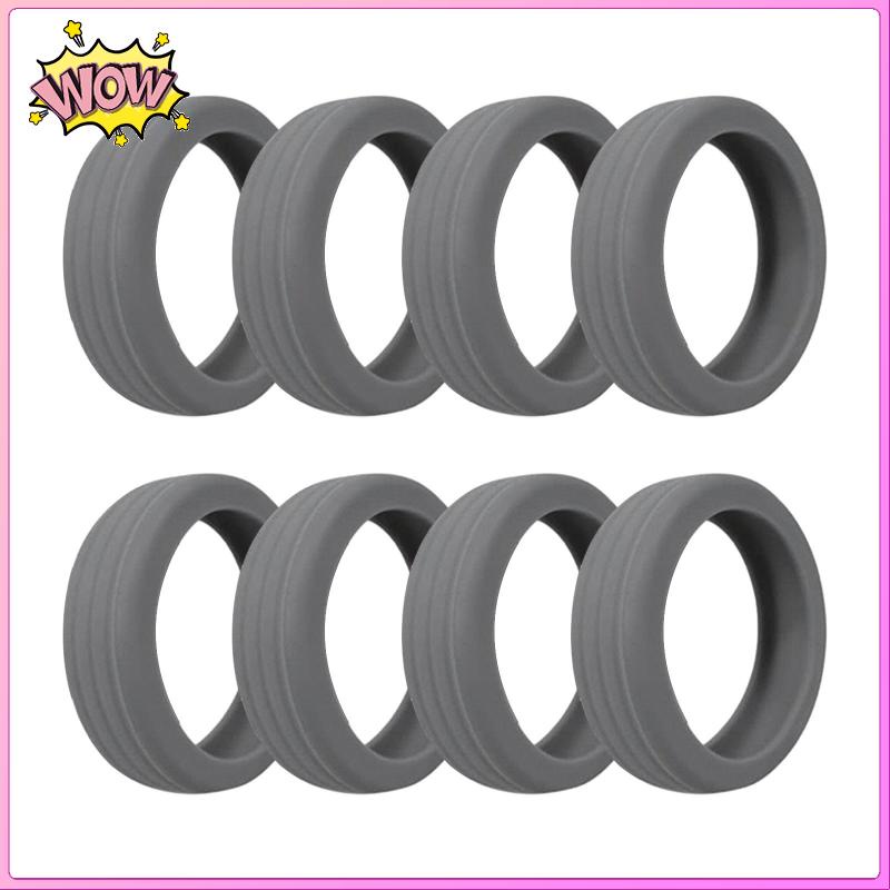 Bộ 8 Miếng silicone Bọc Bảo Vệ Bánh Xe Vali 1.9inch-2.5inch