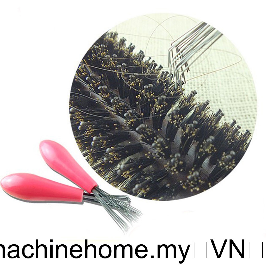 Set 1 / 2 Bàn Chải Nhựa Phủi Tóc Màu Hồng