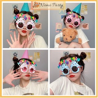 Kính Happy Birthday Mắt Kính Sinh Nhật Vui Nhộn
