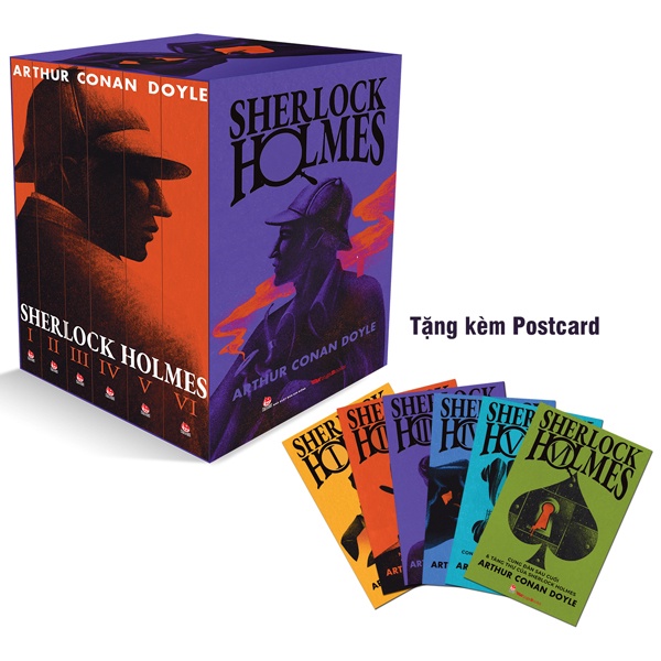 Sách Boxset Sherlock Holmes  - Tặng Kèm 6 Postcard