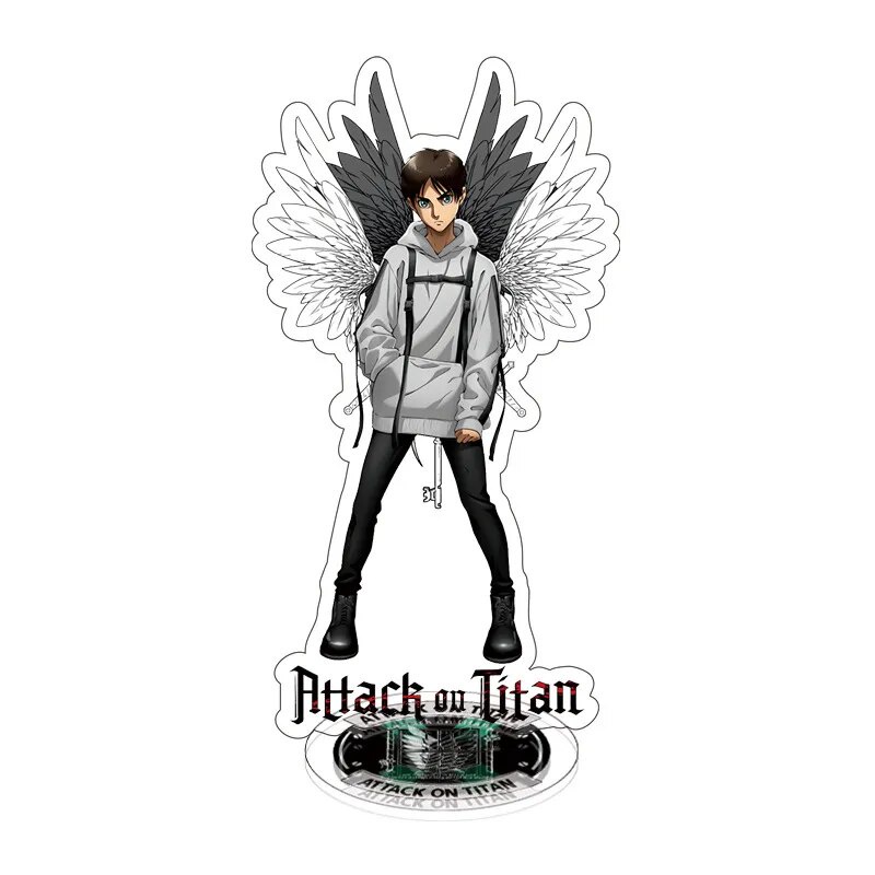 Mô hình Standee Anime Attack on Titan Acrylic Shingeki No Kyojin Levi Ackermam Phụ kiện trang trí để bàn góc học tập