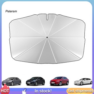 Pp Kính Chắn Gió Chống Nắng Chịu Nhiệt Thiết Kế Hình Dù Che Nắng Phía Trước Cho tesla model3 / model y / model x / model s