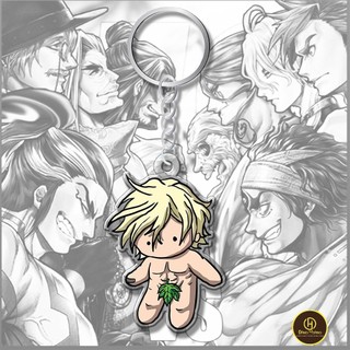 Móc khóa chibi anime Đại chiến Ragnarok Buddha Zeus Adam Thor Poseidon Shiva Haracles Record Of Ragnarok Manga-Mica Hoàn