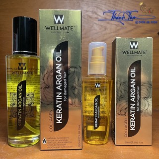 Tinh dầu dưỡng tóc Wellmate Keratin Argan Oil 120ml
