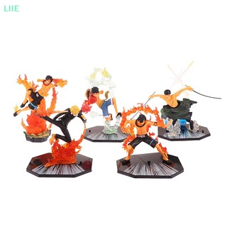 Mô Hình Đồ Chơi Nhân Vật one piece fire fist Portgas D ace Monkey D Luffy 18cm