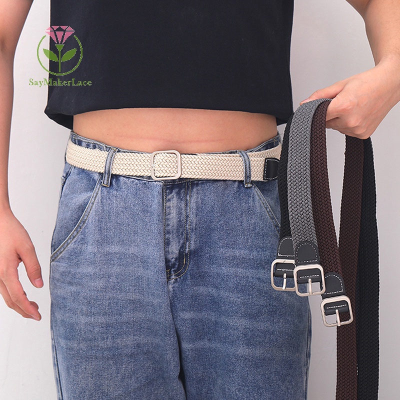 1 Chiếc Thắt Lưng Vải canvas Co Giãn Thời Trang Dành Cho Nam Và Nữ
