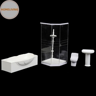 Mô hình phòng tắm mini tỉ lệ 1: 25 trang trí nhà búp bê