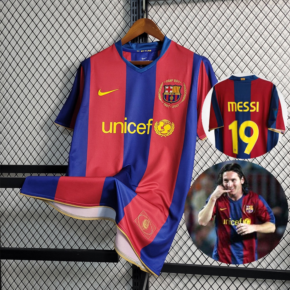 Áo Thun Số 2007-08 Câu Lạc Bộ Barcelona