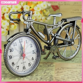 Ccoamaniiiiiiii| Đồng Hồ Báo Thức Để Bàn Hình Chiếc Xe Đạp Phong Cách Vintage